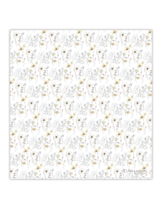 Papel vellum con estampado de flores