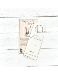 Cuelgapuertas con motivo del Ratoncito Pérez