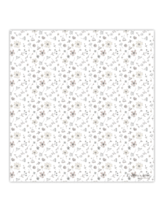 Papel vellum con estampado de flores