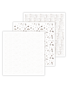 Tres papeles vellum que forman el kit