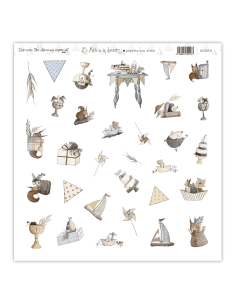 Lámina de die cuts de la colección Un día muy especial (niño) 2