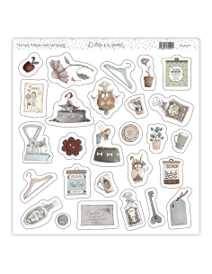 Lámina de die cuts de la colección Donde viven las hadas 2