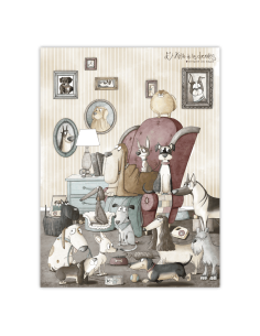 Manta: Perros en casa