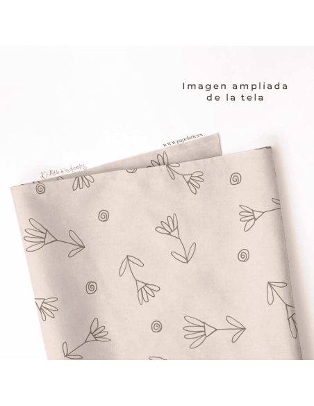 Tela: Flor de Ofelia entre Hilvanes