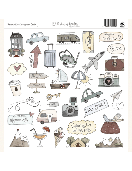 Papel recortables: De viaje con Ofelia