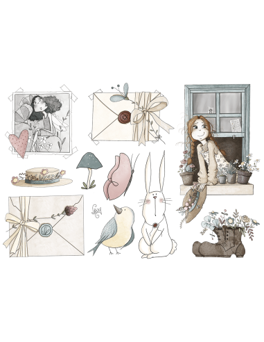 Hoja Transfer DTF: Valentina