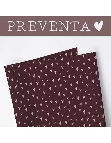 Tela: Corazones estivales