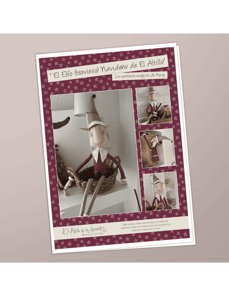 Kit muñeco: Elfo travieso de El Altillo de los duendes