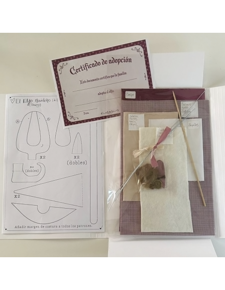 Kit muñeco: Elfo travieso de El Altillo de los duendes