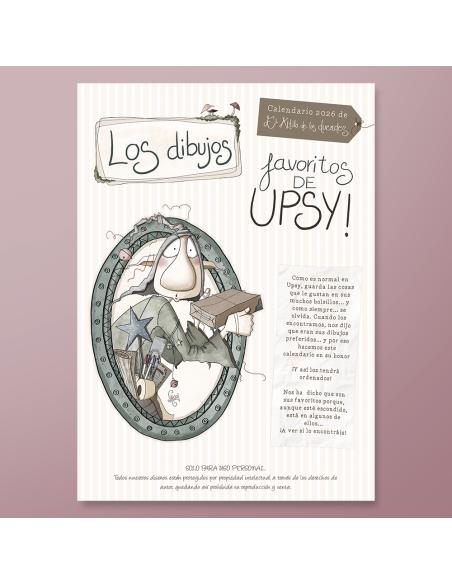 Calendario digital 2026: Los dibujos favoritos de Upsy!