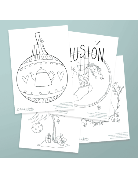 Pack digital: Ventanas navideñas 4