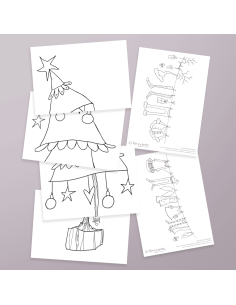 Pack digital: Ventanas navideñas 5