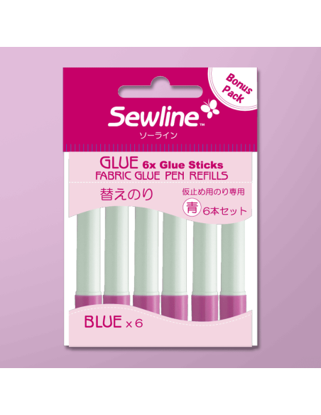 Recambio de pegamento azul Sewline (6 unidades)