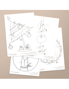 Pack digital: Ventanas navideñas 1