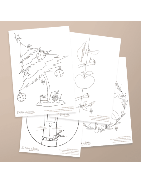 Pack digital: Ventanas navideñas 1