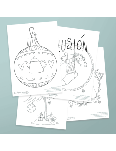 Pack digital: Ventanas navideñas 4