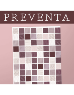 Telas de cuadrados verdes