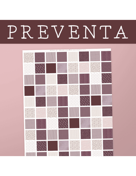 Telas de cuadrados verdes