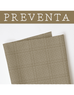 Telas de vichy caqui