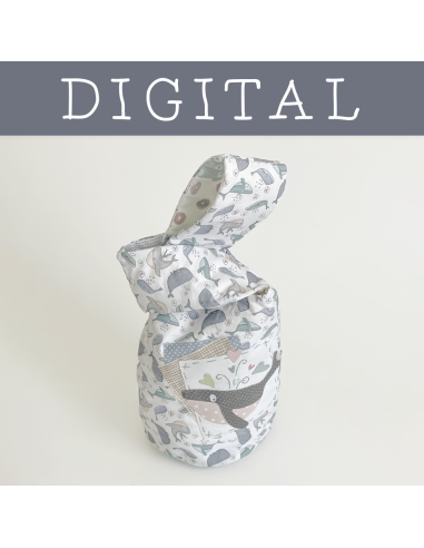Patrón Digital: Bolso de ballenas