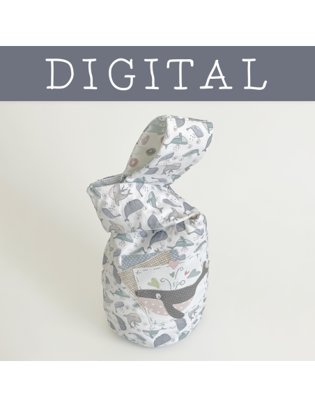 Patrón Digital: Bolso de ballenas