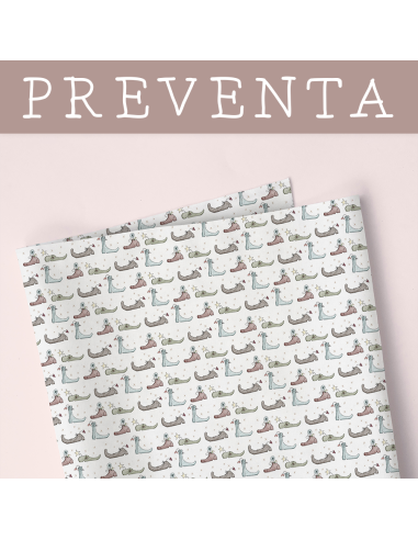 Preventa: Tela Zapatos del Corazón