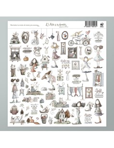 Recortables: Las hadas del corazón y las estaciones