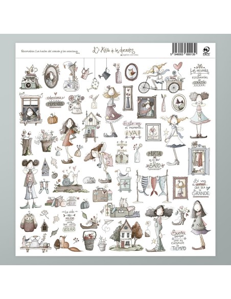 Recortables: Las hadas del corazón y las estaciones