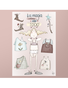 Hoja transfer DTF: Las hadas del corazón y sus camisetas 1